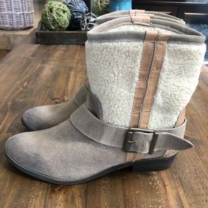 Kelsi dagger leather ancle boots